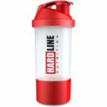 Hardline Hazneli Shaker Kırmızı 600 ml.